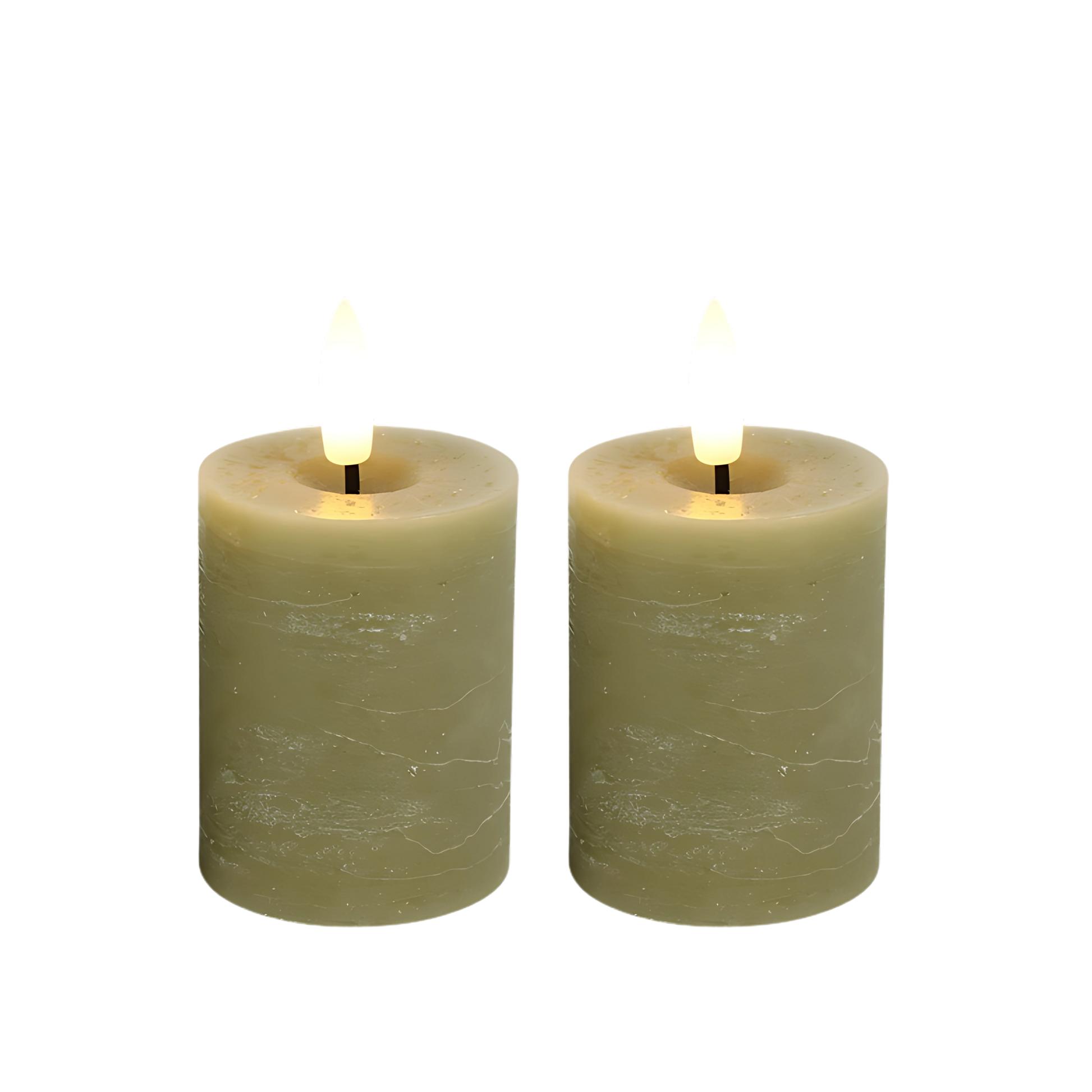 Stompkaarsjes No. 5 (2 stuks) - Beige