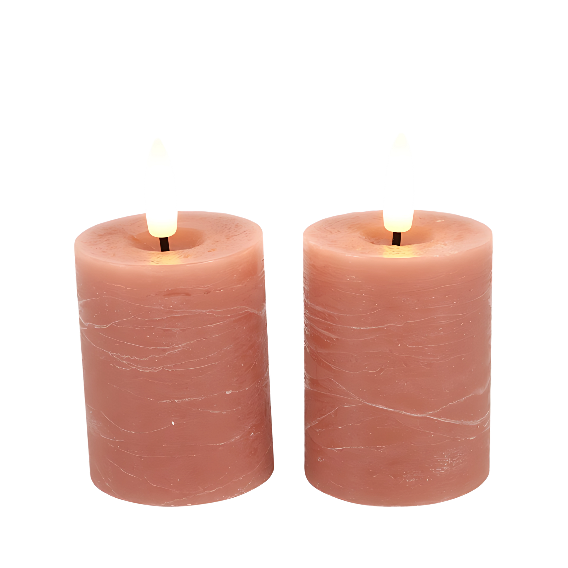 Stompkaarsjes No. 5 (2 stuks) - Roze