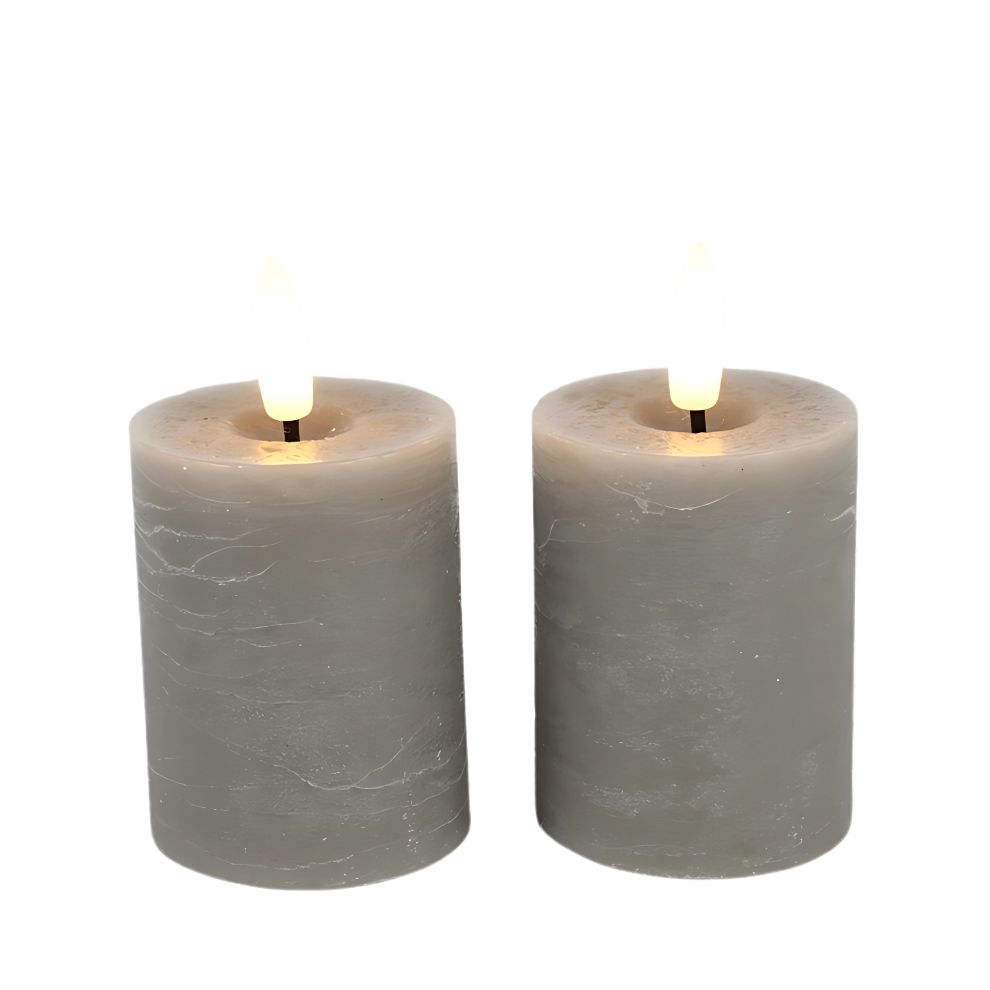 Stompkaarsjes No. 5 (2 stuks) - Grijs