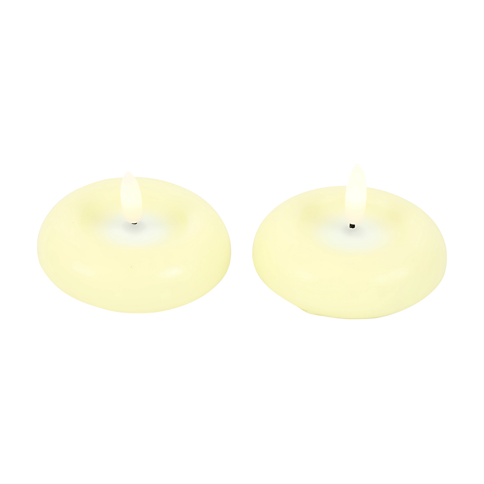 Drijfkaarsen 2 stuks - Creme