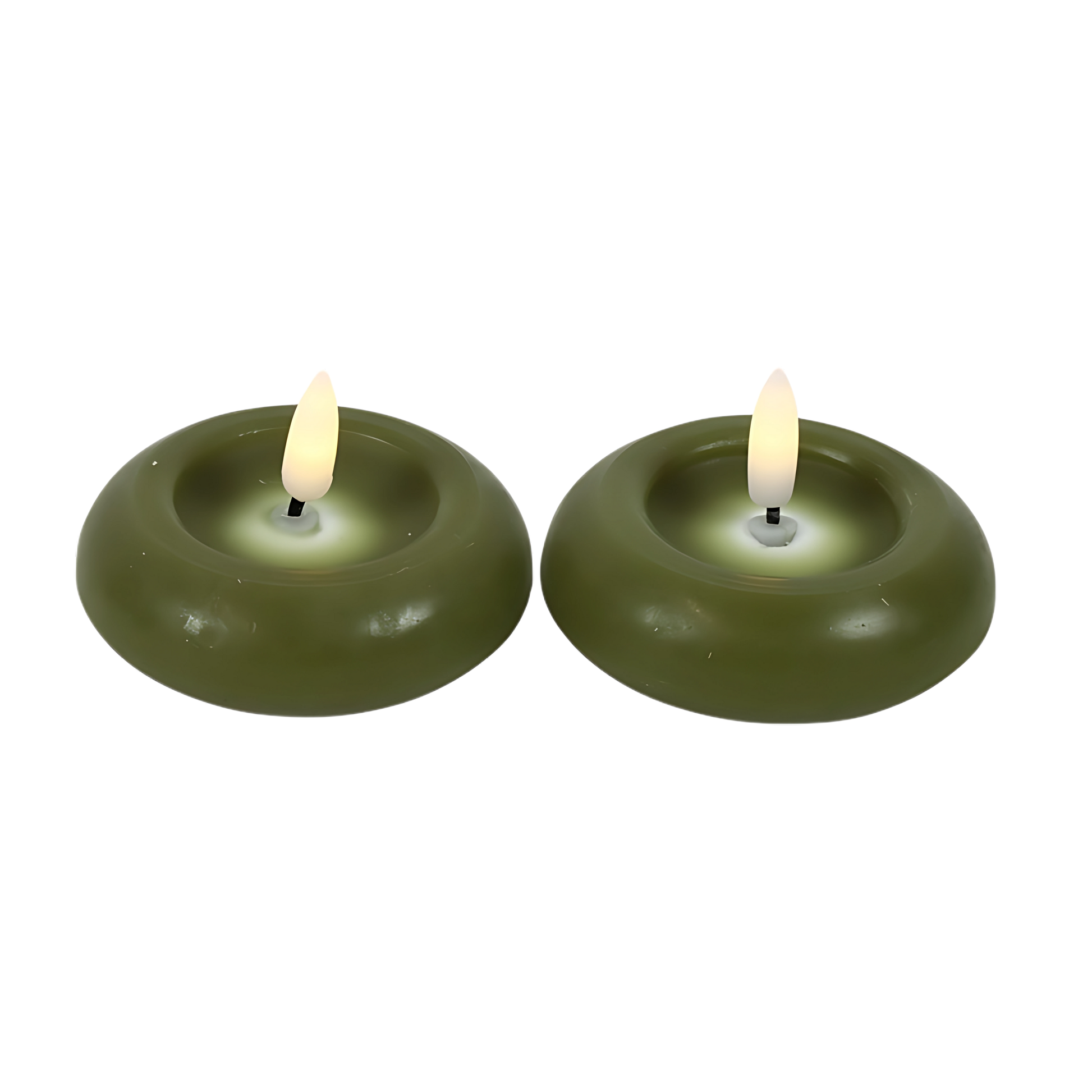 Drijfkaarsen 2 stuks - Groen