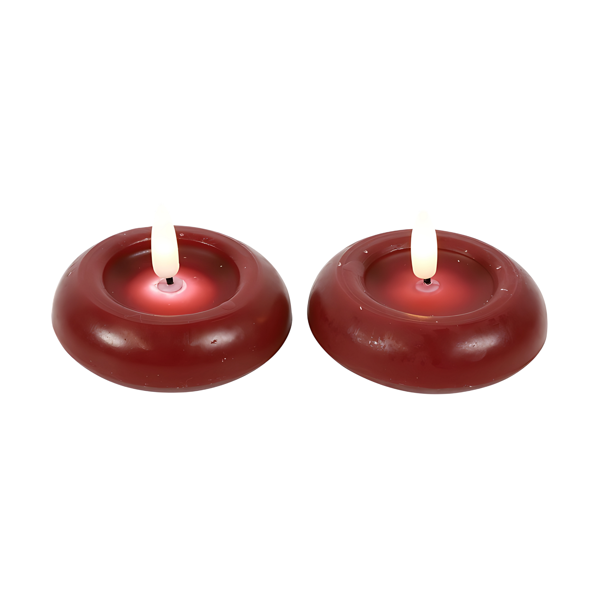 Drijfkaarsen 2 stuks - Rood