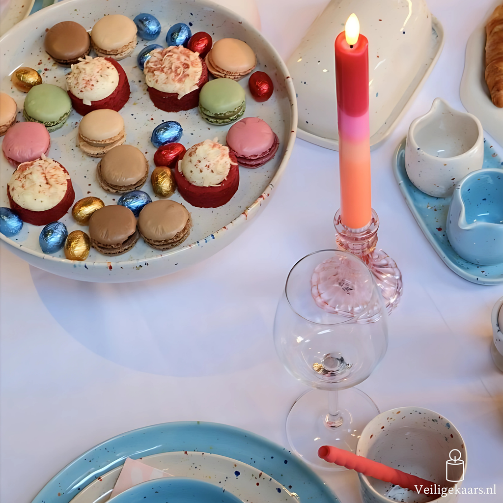 Pillar Red Orange (set van 2)