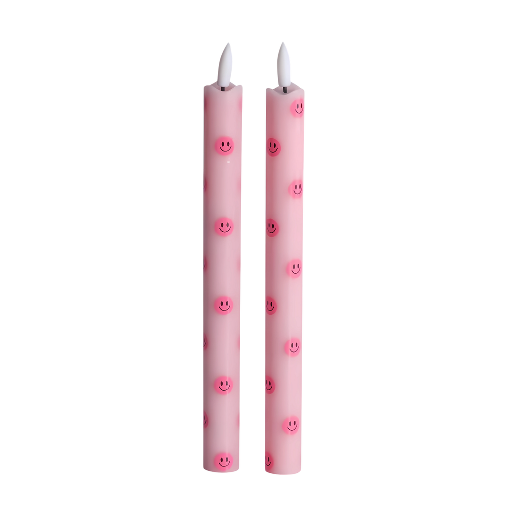 Pillar Smiley Pink (set van 2)