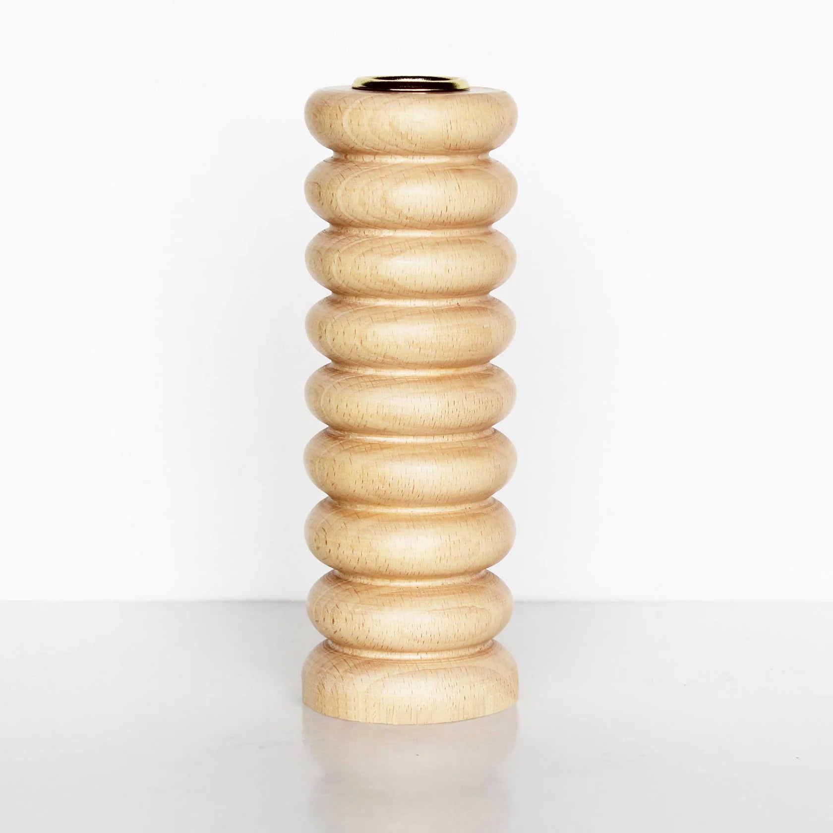 Totem Houten Kandelaar Hoog No. 1