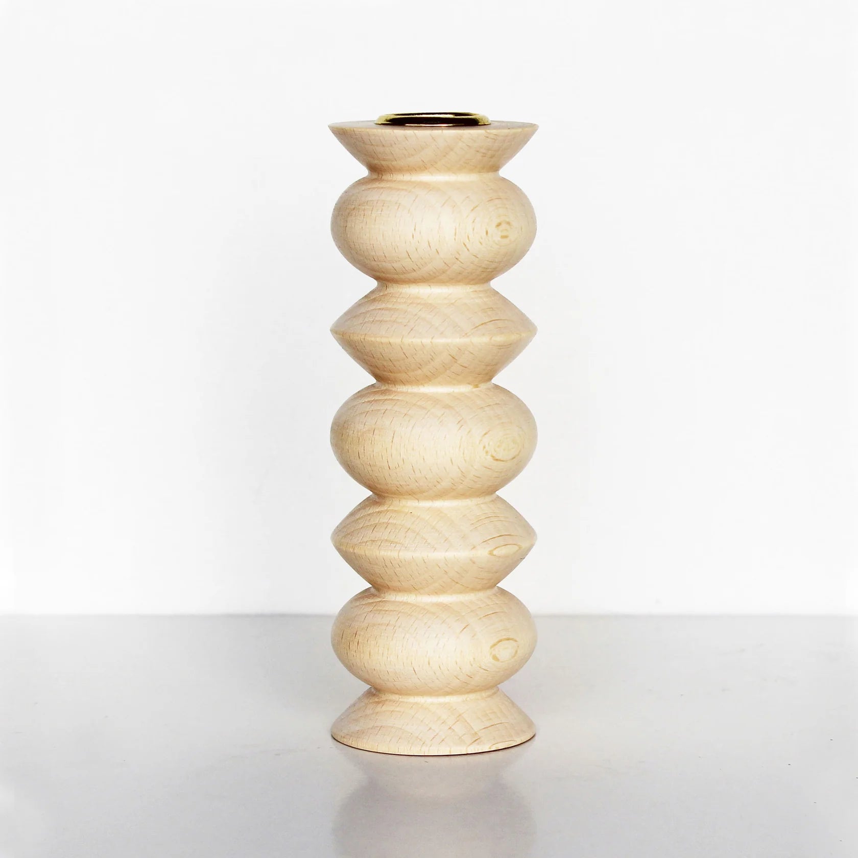 Totem Houten Kandelaar Hoog No. 5