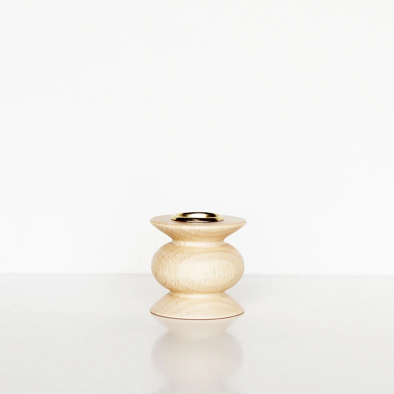 Totem Houten Kandelaar Kort No. 5