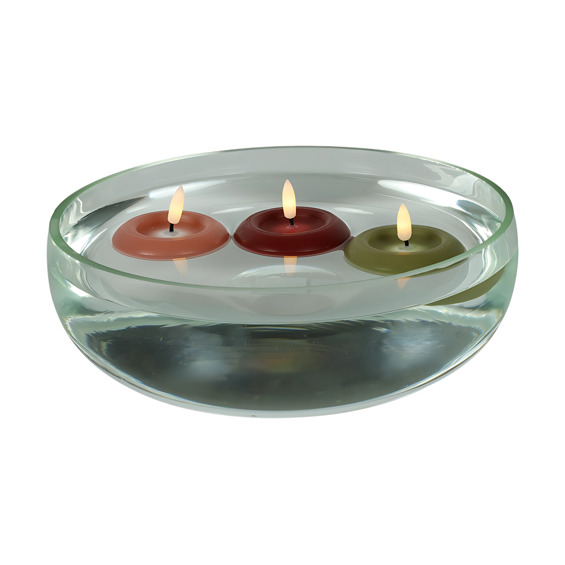 Drijfkaarsen 2 stuks - Zwart