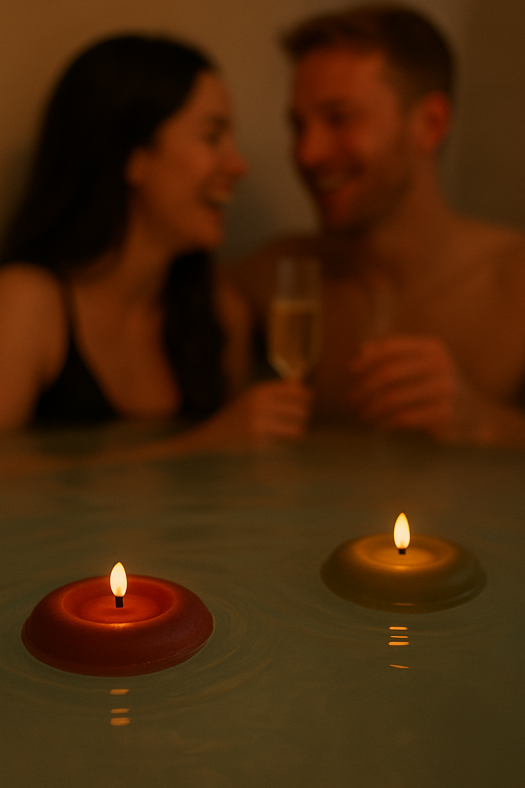 Drijfkaarsen 2 stuks - Wit