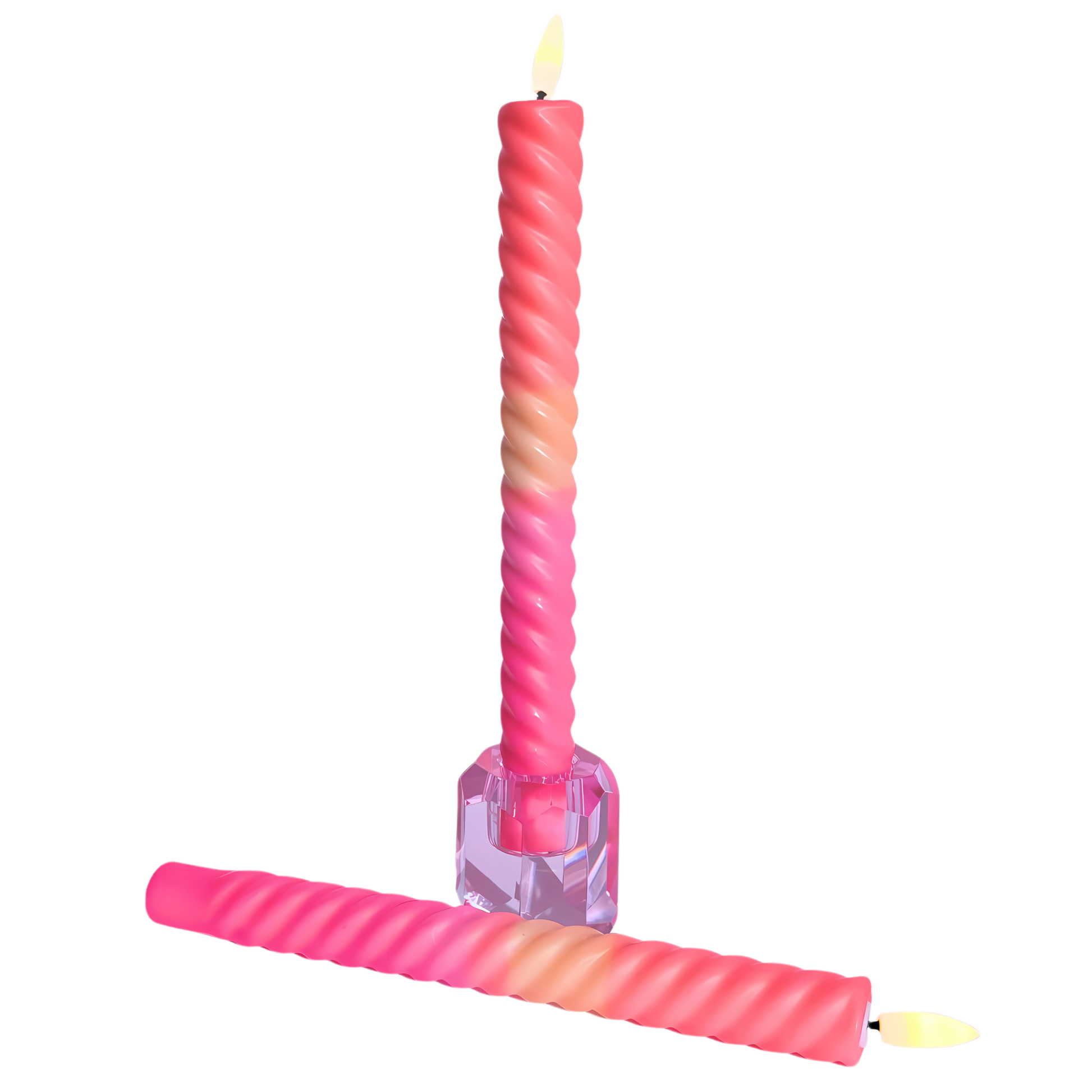 Swirl Pink Orange (set van 2)